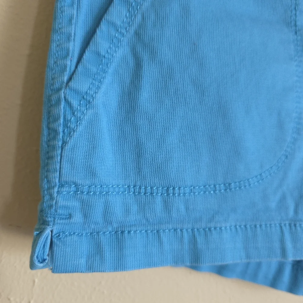 Y2K Arizona Jean Co. Blue Cotton Shorts Low Rise Casual Colorful